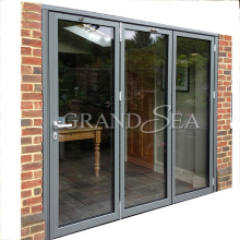 Aluminium bi folding sliding glass doors patio doors